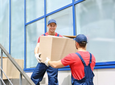 Secure Man With Van Maidavale payment processing with trusted online protection