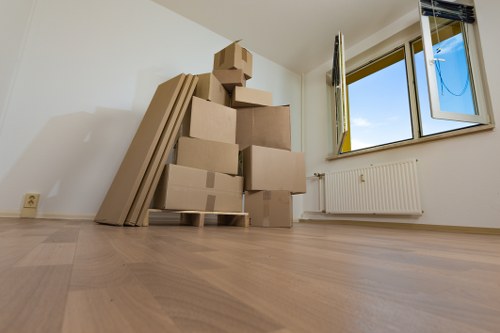 Removal team handling a home move in Maida Vale