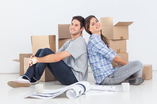 Movers handling household items with care in Maida Vale