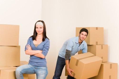 Packing and loading support for a West London relocation