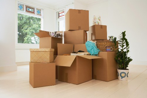 Packing office equipment and furniture for a local relocation